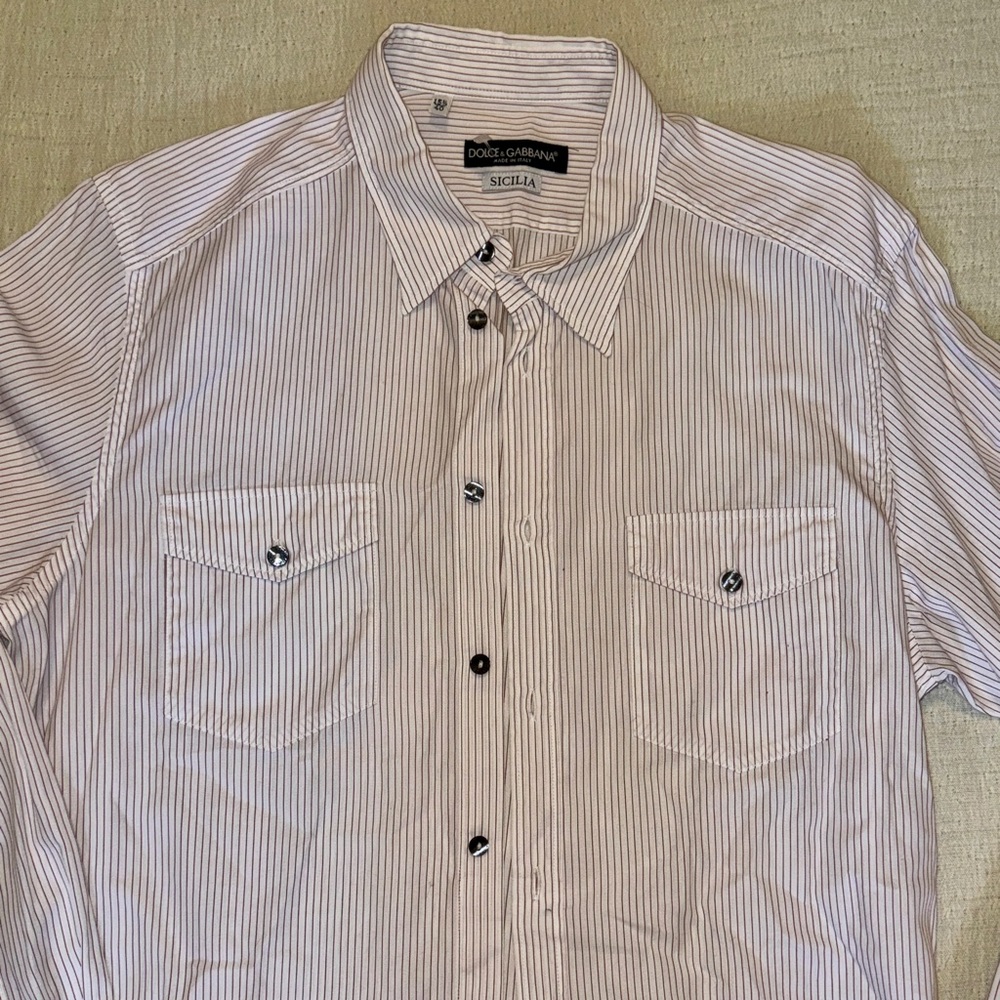 Dolce&Gabbana men’s button down shirt sz S , 15 3/4